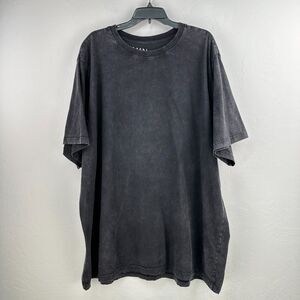 BoohooMan Tshirt Mens 5XL Black‎ Red Cotton Short Sleeve Official Homme